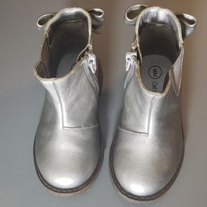 Silver boots